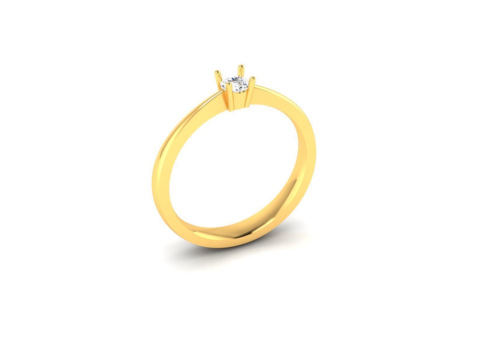 Diamond Ring 3D print model_2