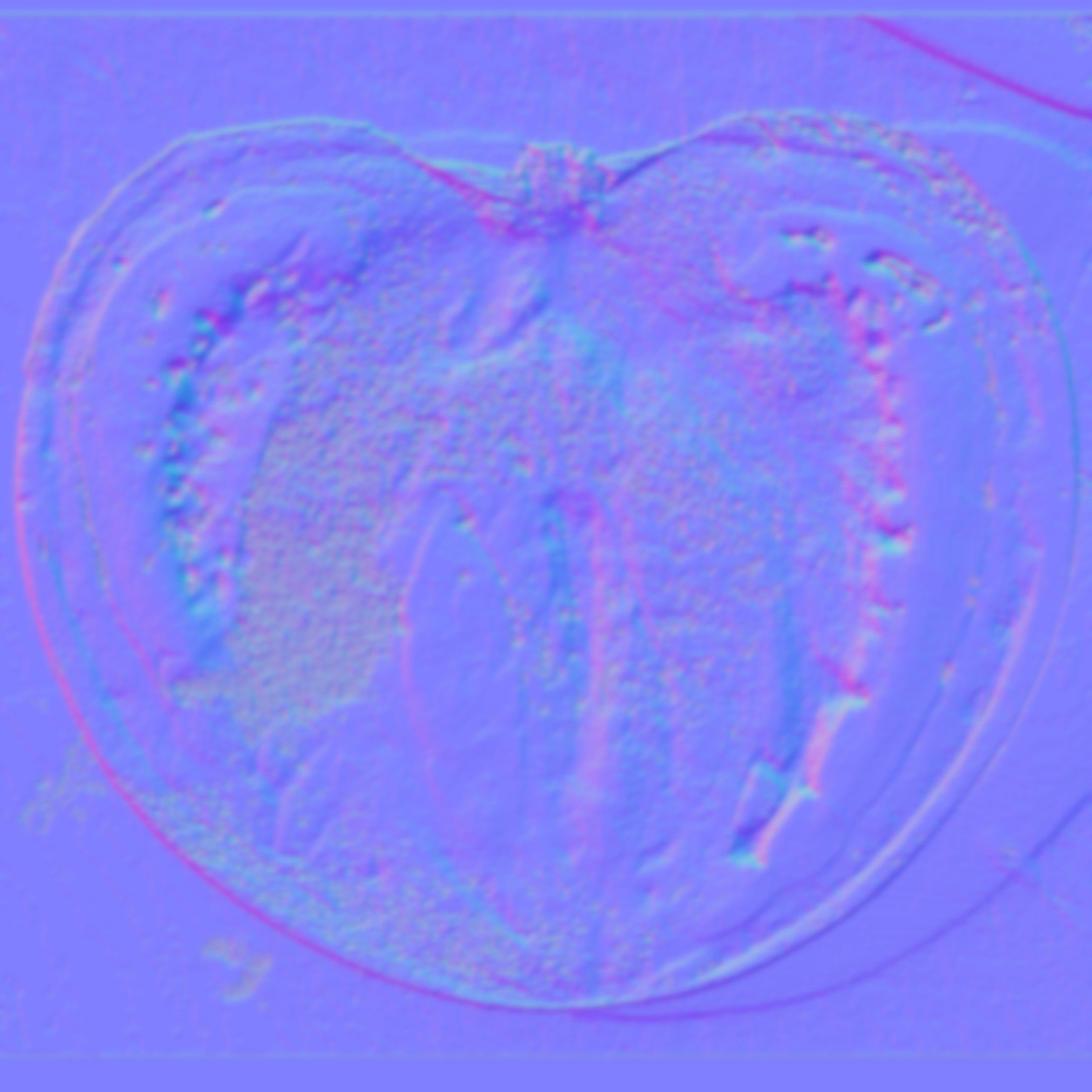 Vegetable Tomato Includes Cut Model Free low-poly 3D model_9