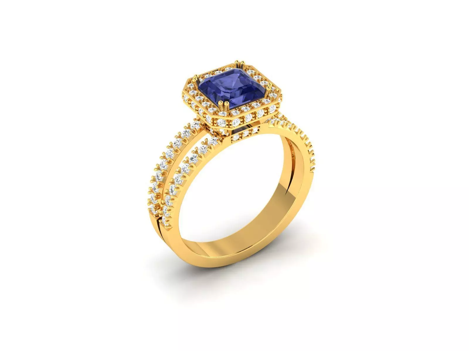 Diamond Ring 3D print model_0