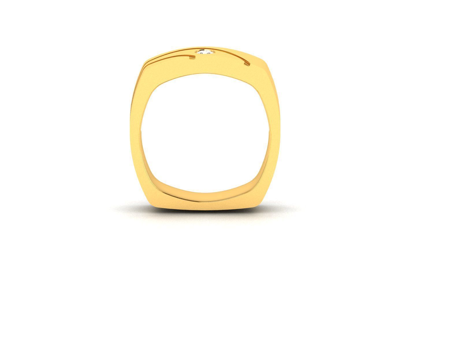 Diamond Ring 3D print model_1