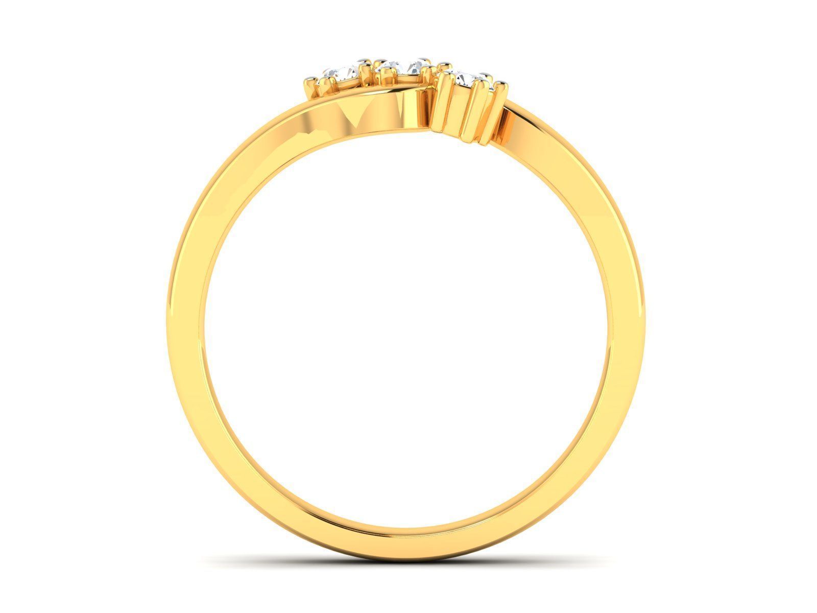 Diamond Ring 3D print model_2