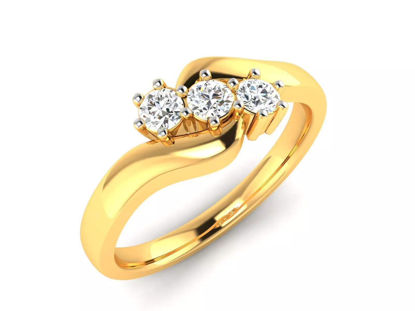 Diamond Ring 3D print model_0