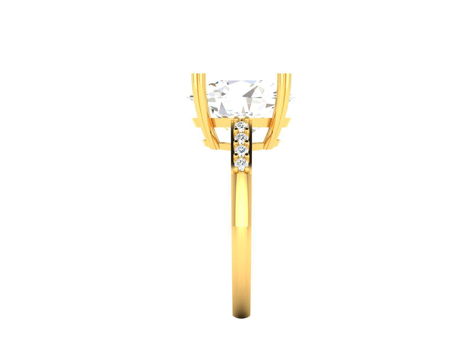 Diamond Ring 3D print model_5