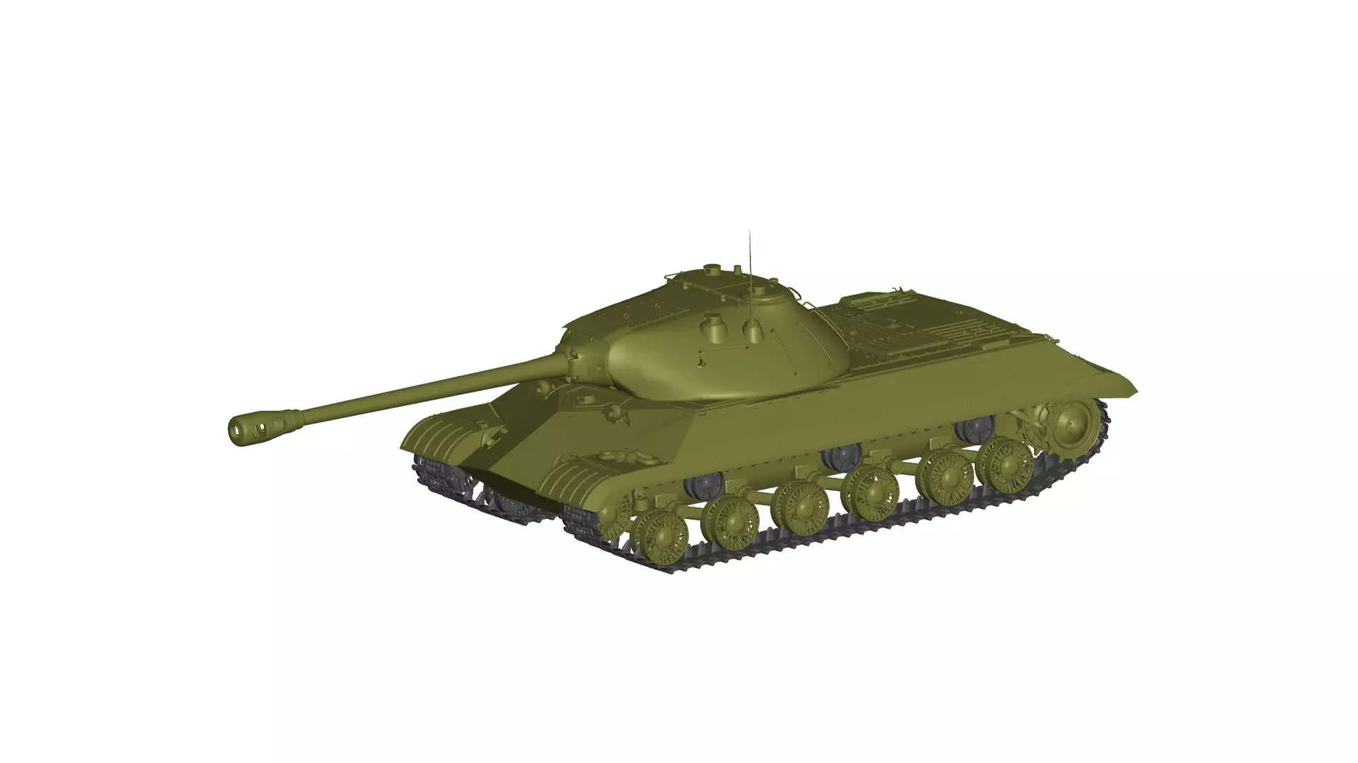 IS-3 tank 3D model