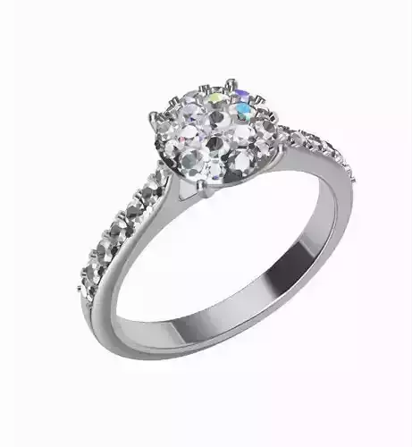women ring STL model