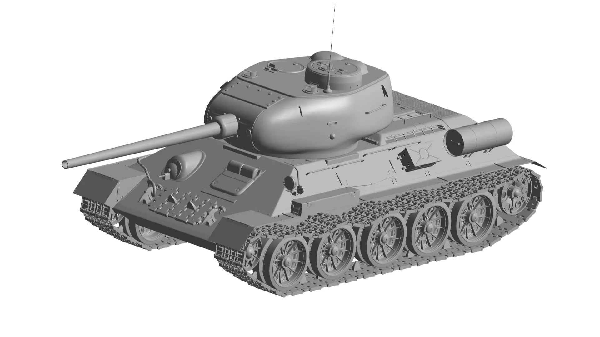 Tank T-34 3D model