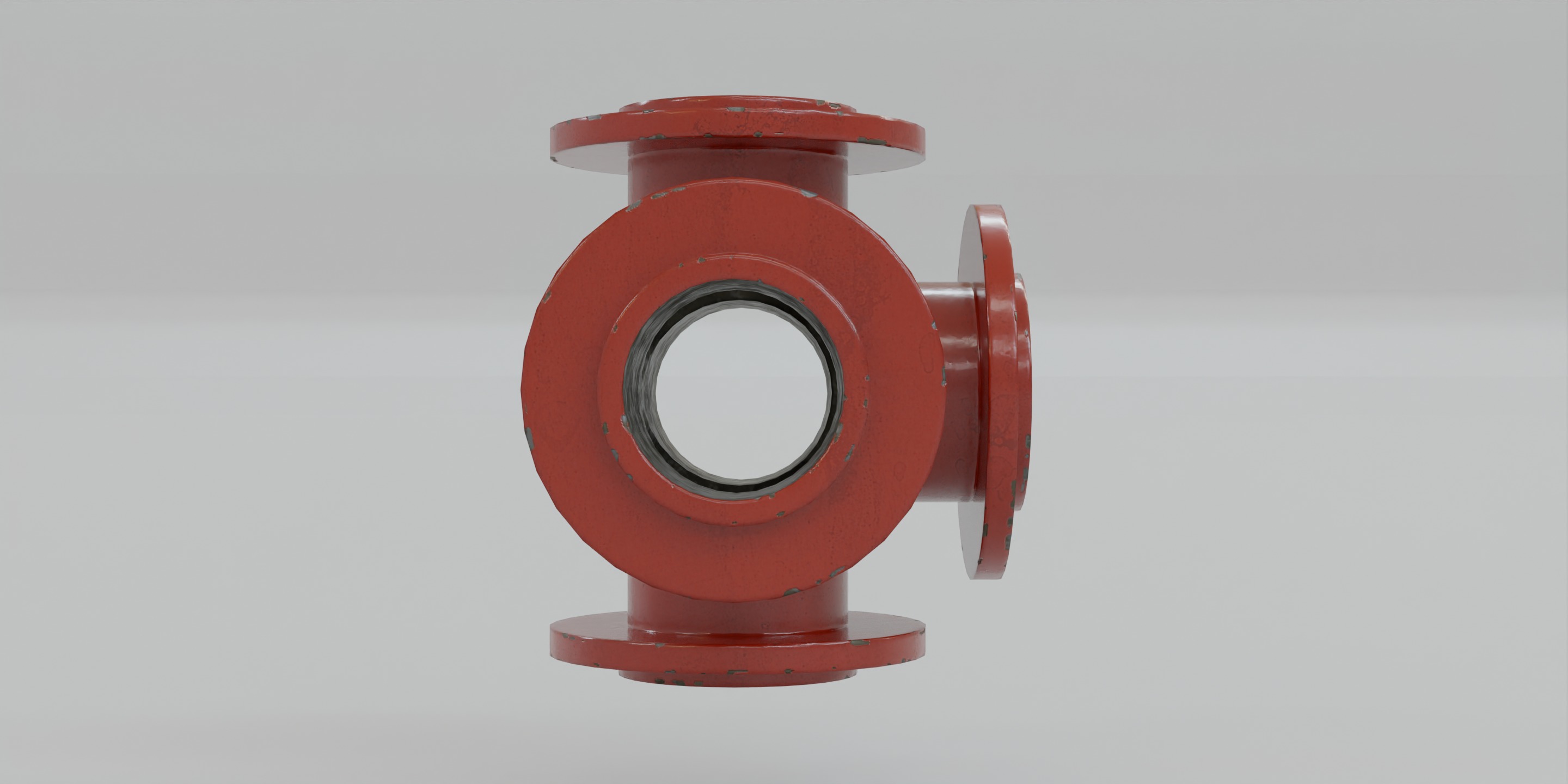 Iron Pipes Low-poly 3D model_35