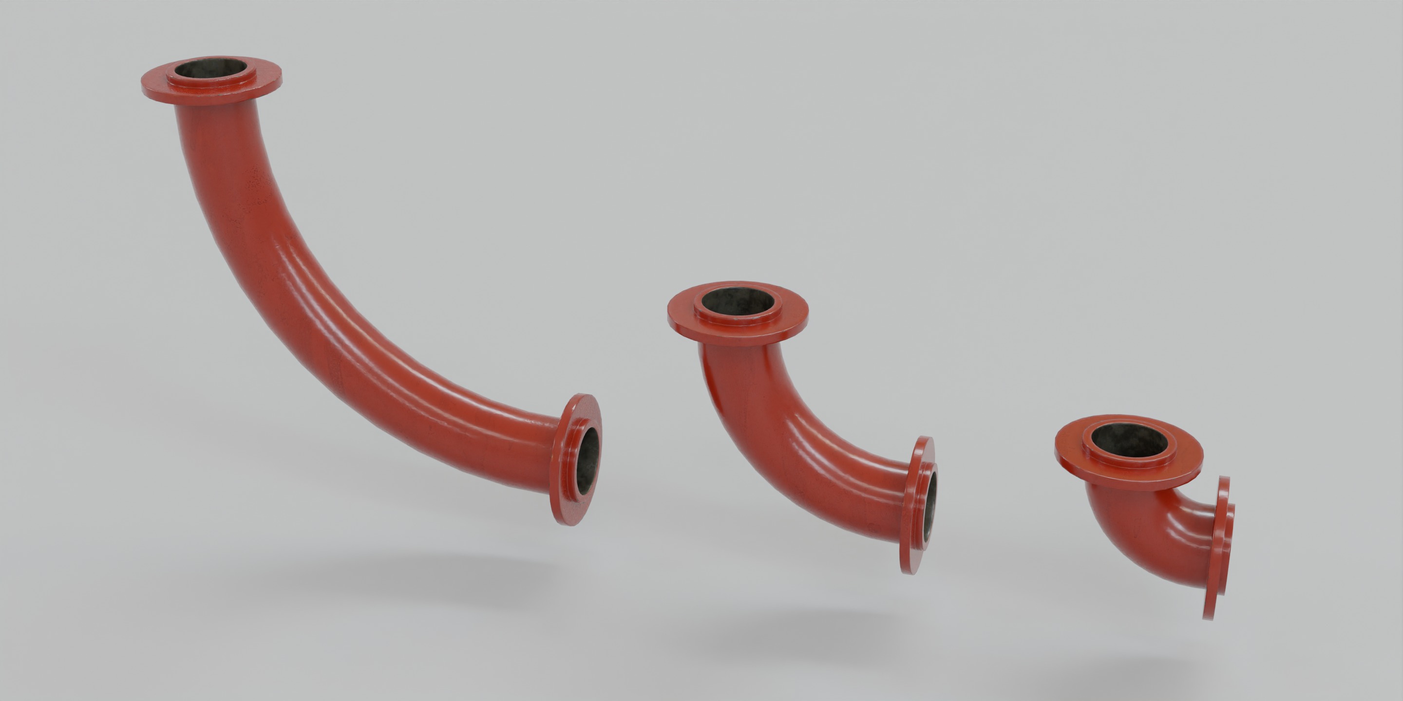 Iron Pipes Low-poly 3D model_13