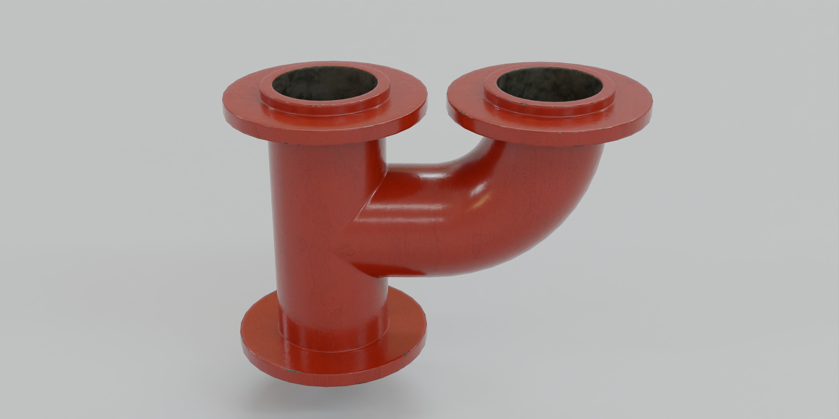 Iron Pipes Low-poly 3D model_14