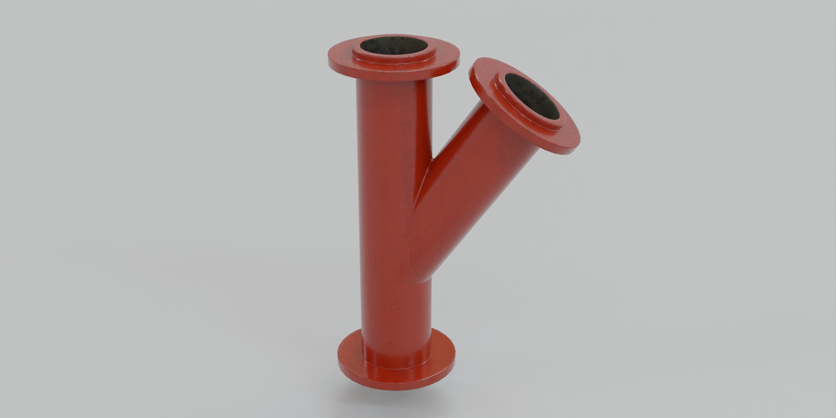 Iron Pipes Low-poly 3D model_15