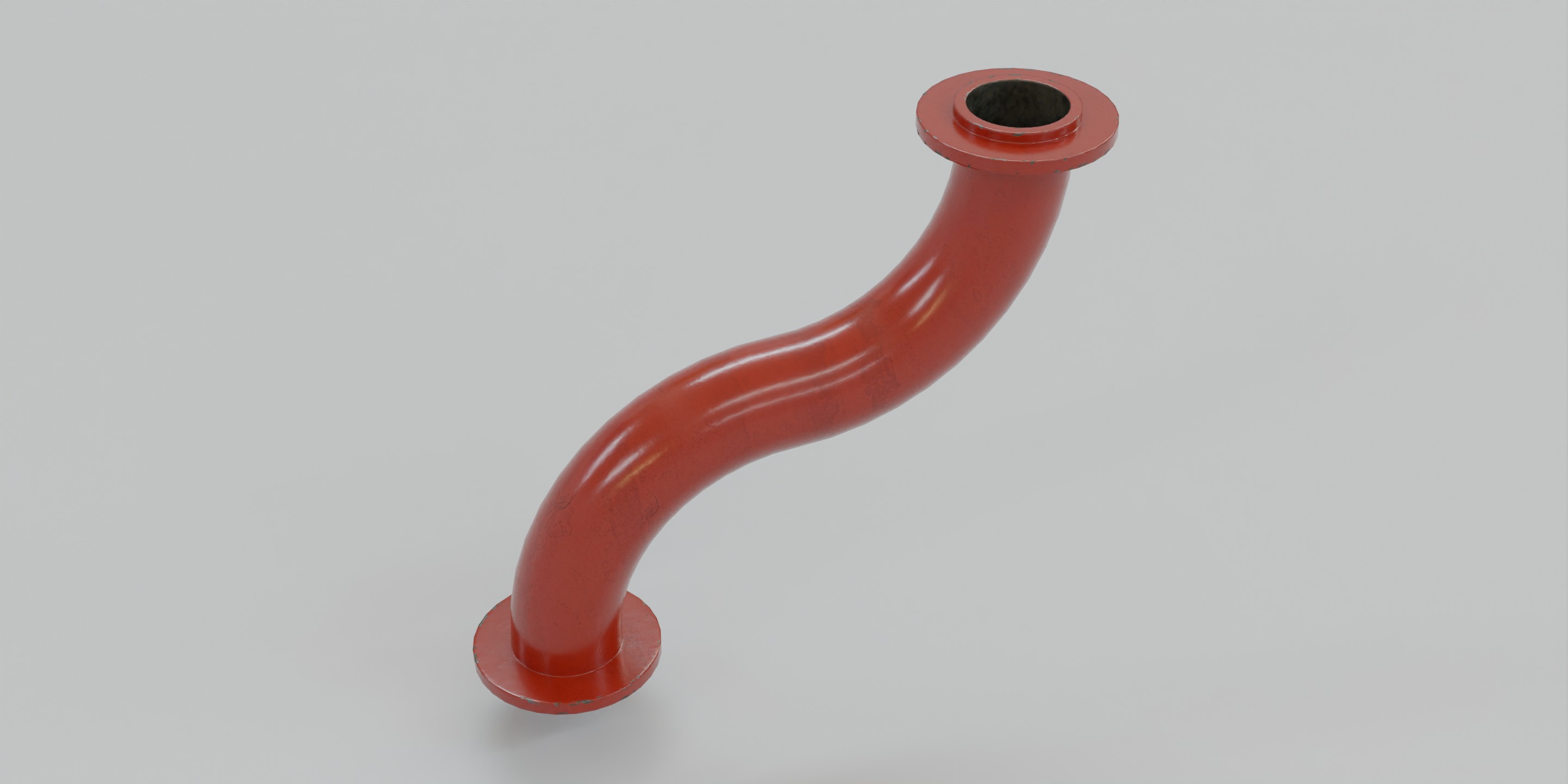 Iron Pipes Low-poly 3D model_24