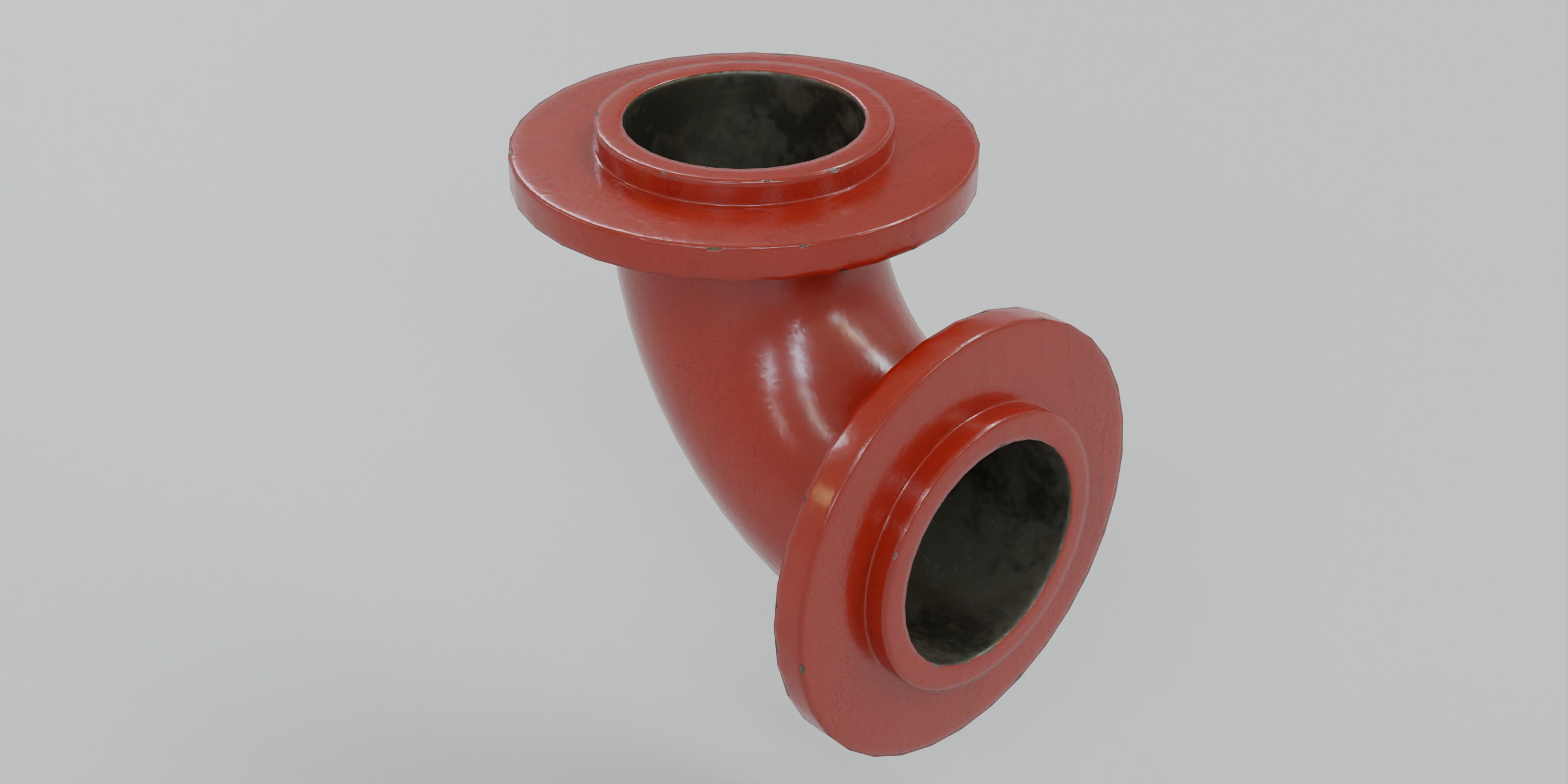 Iron Pipes Low-poly 3D model_10