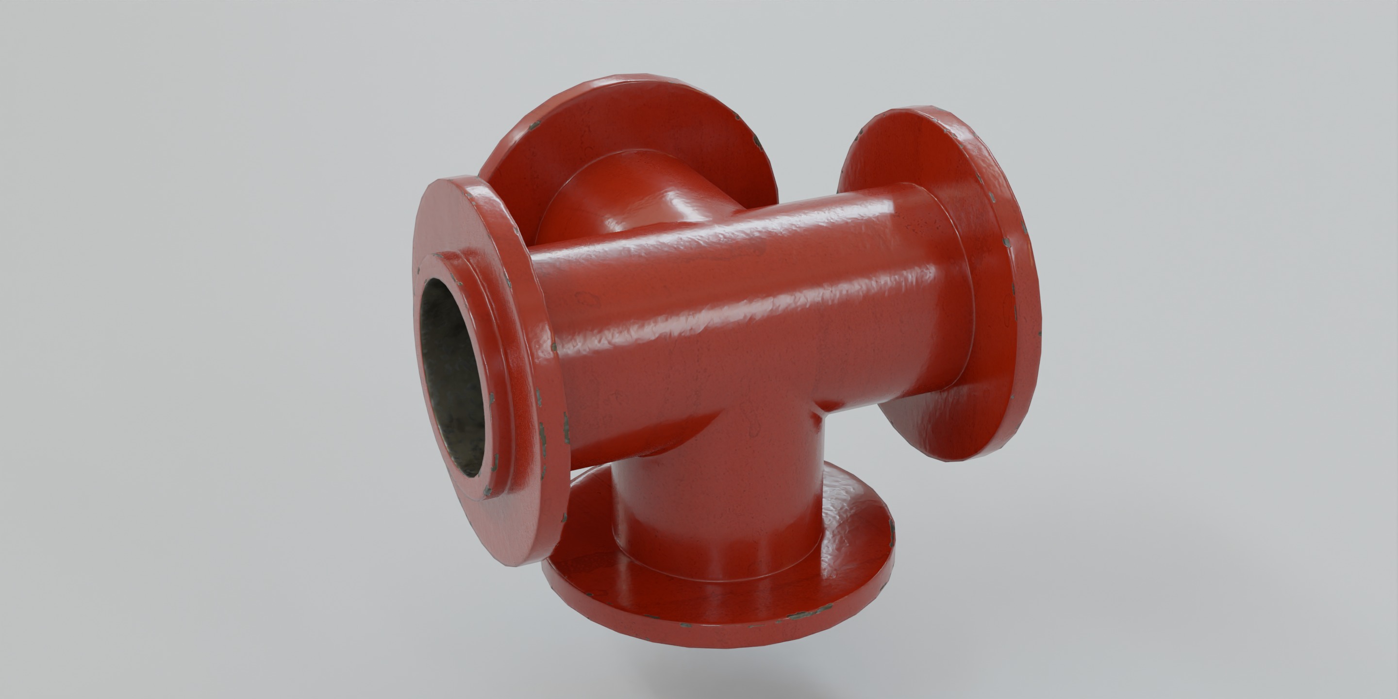 Iron Pipes Low-poly 3D model_40