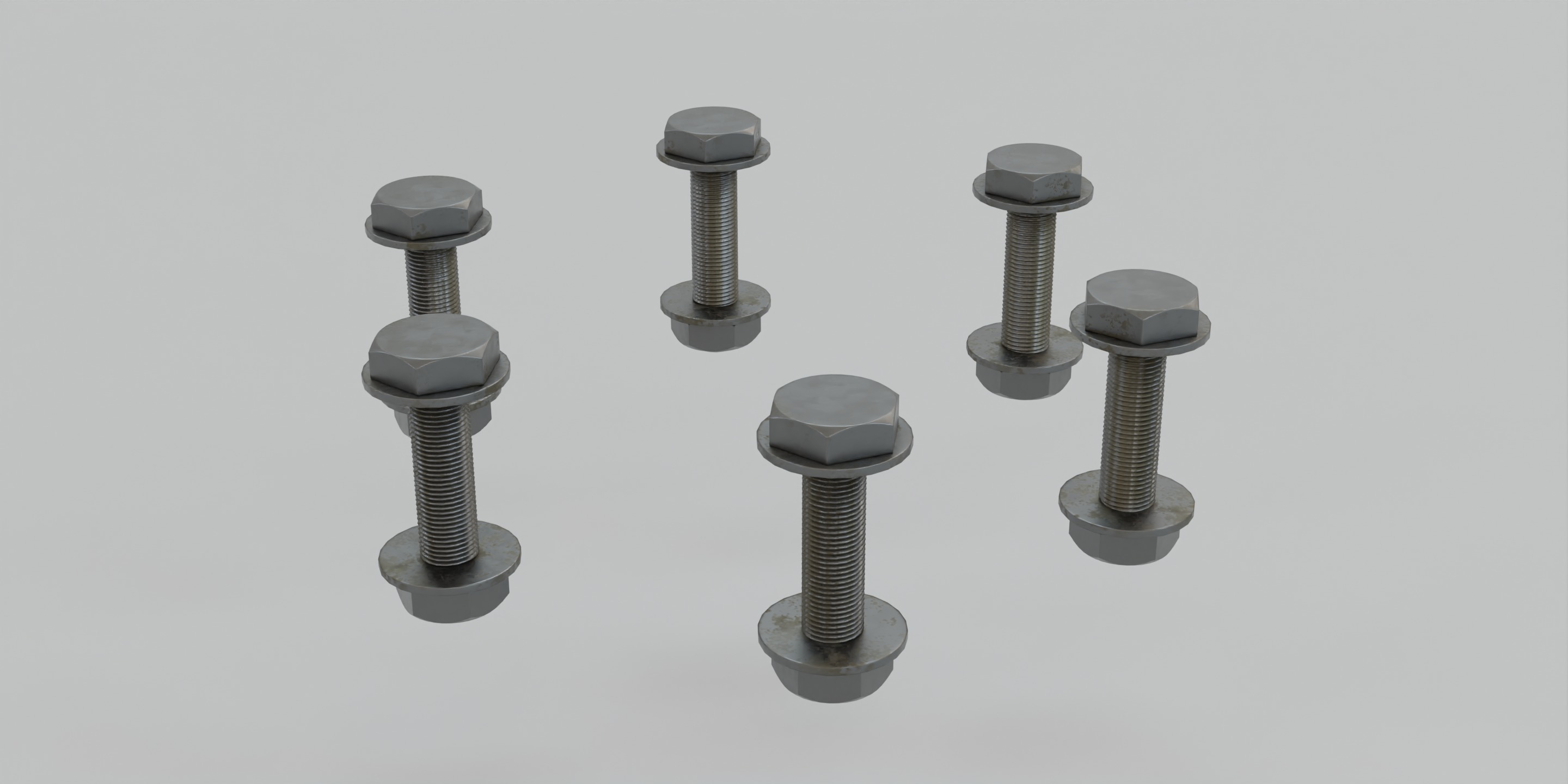 Iron Pipes Low-poly 3D model_55