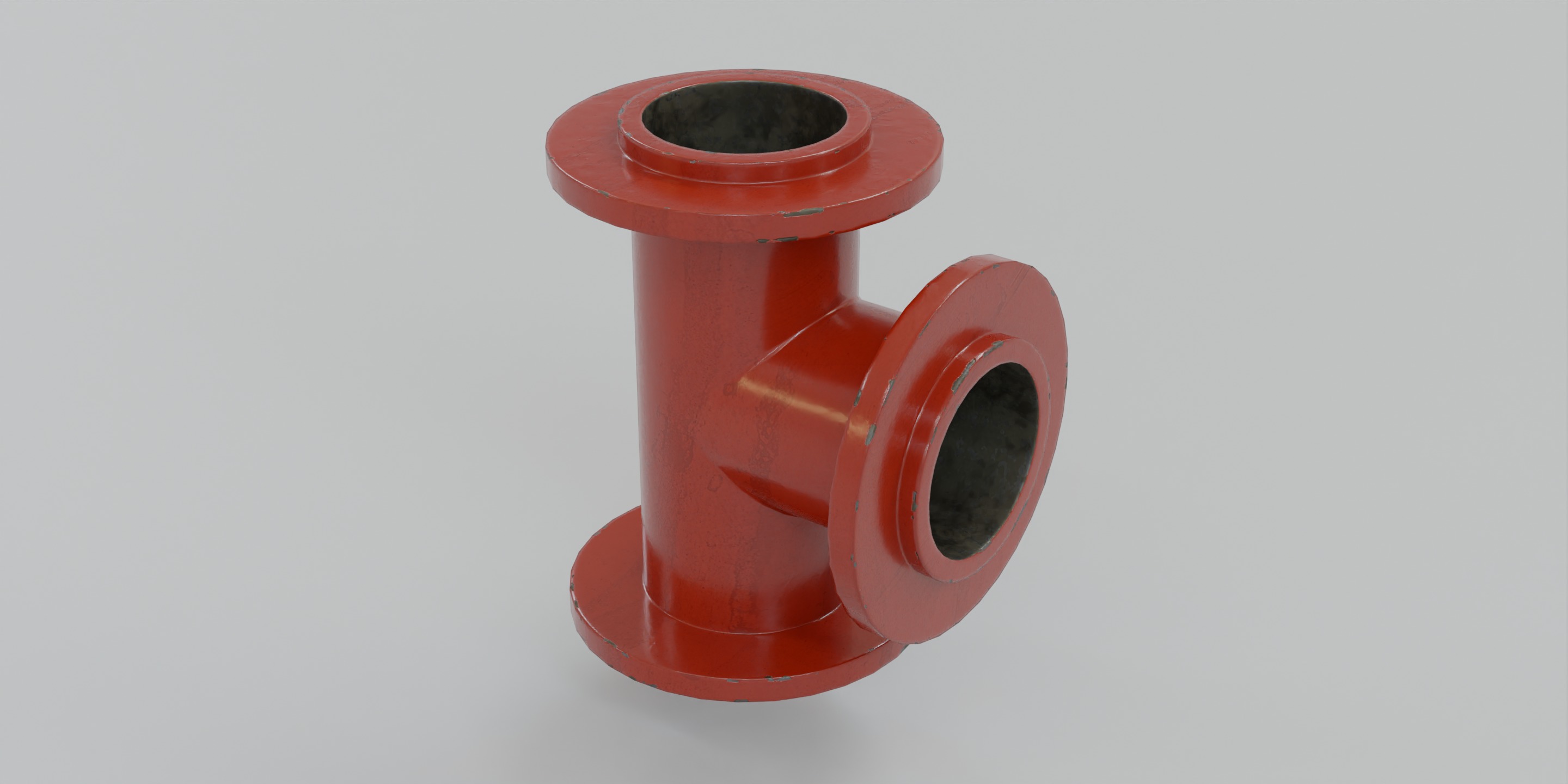 Iron Pipes Low-poly 3D model_21