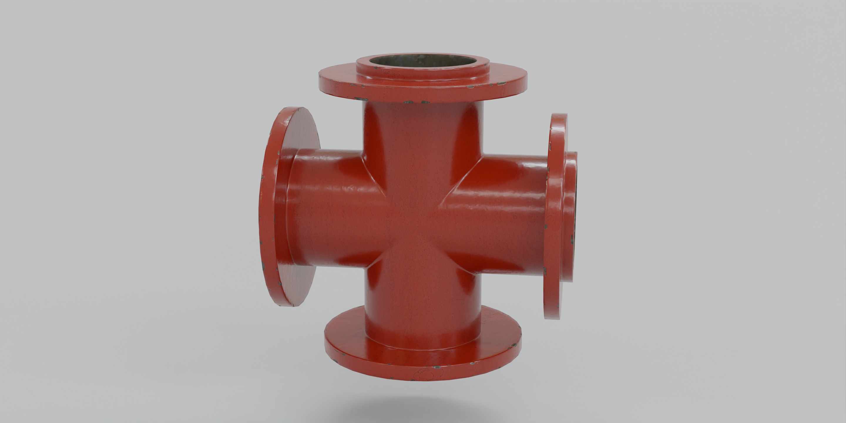 Iron Pipes Low-poly 3D model_32