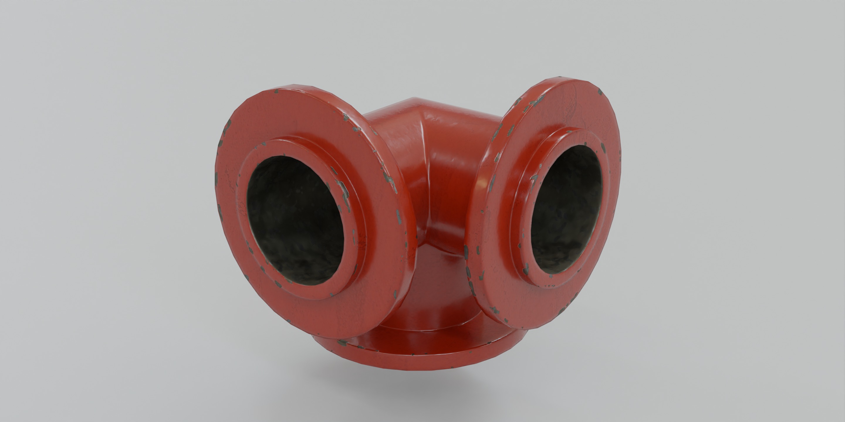 Iron Pipes Low-poly 3D model_27