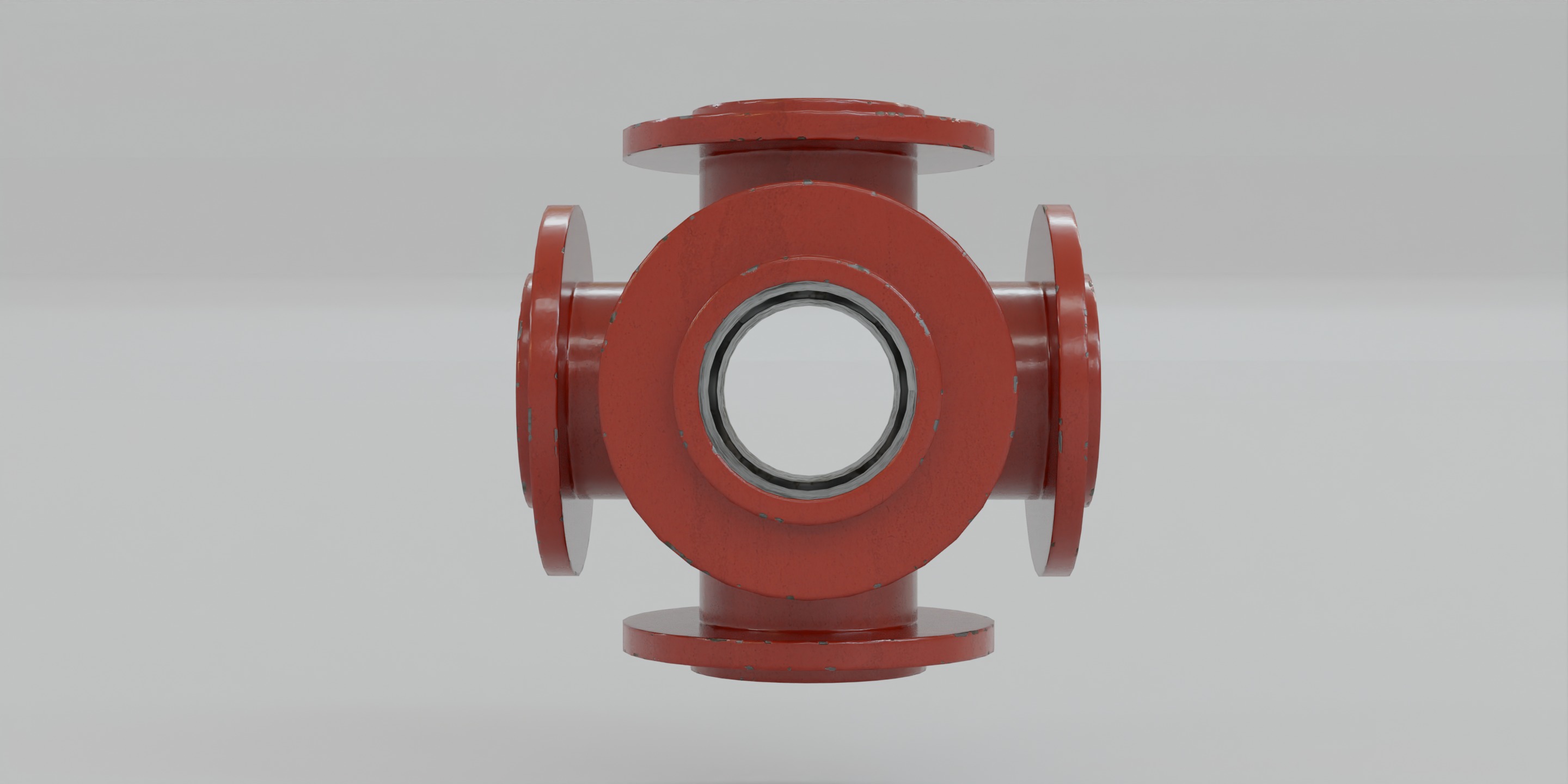 Iron Pipes Low-poly 3D model_42