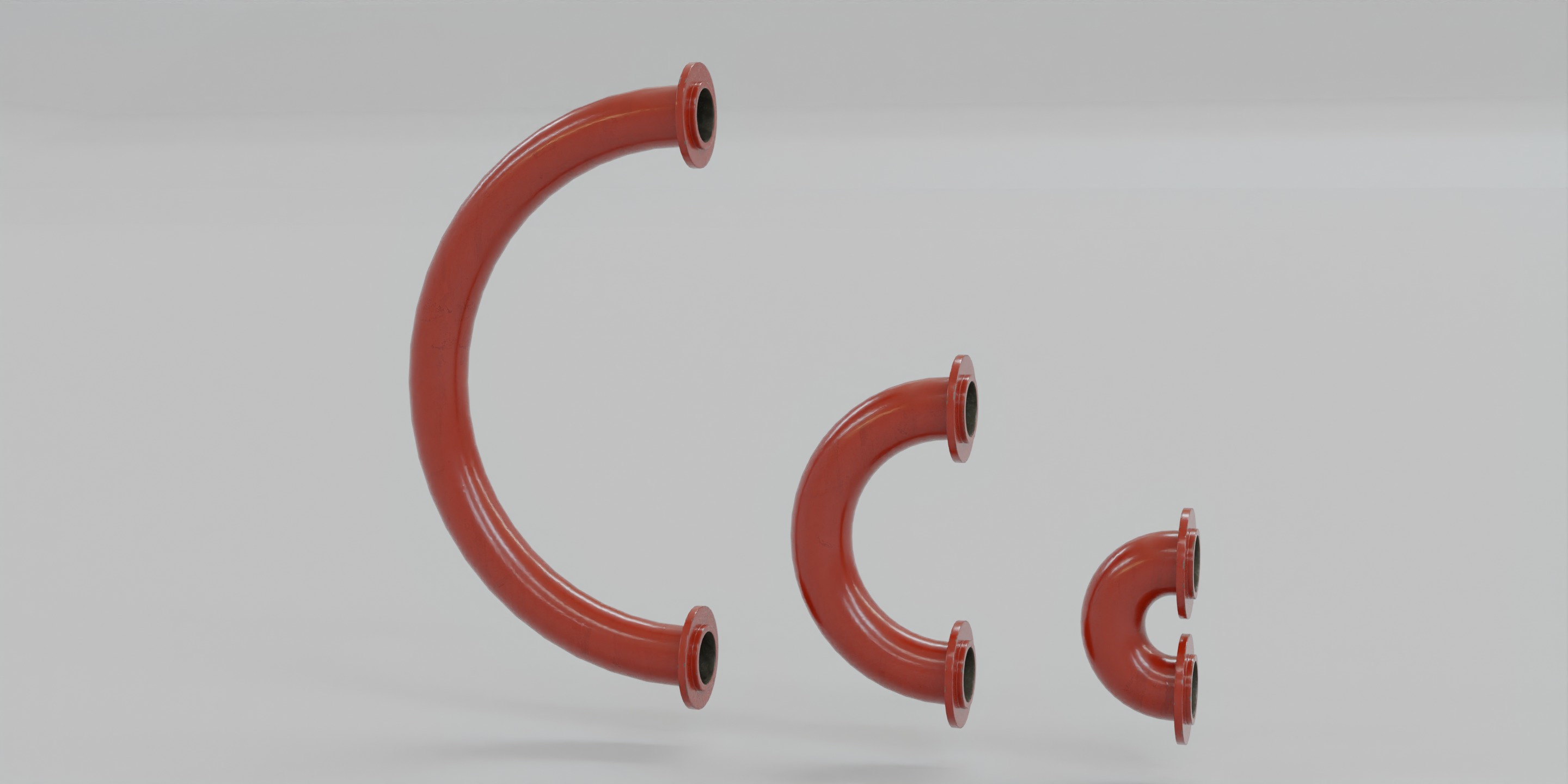 Iron Pipes Low-poly 3D model_20