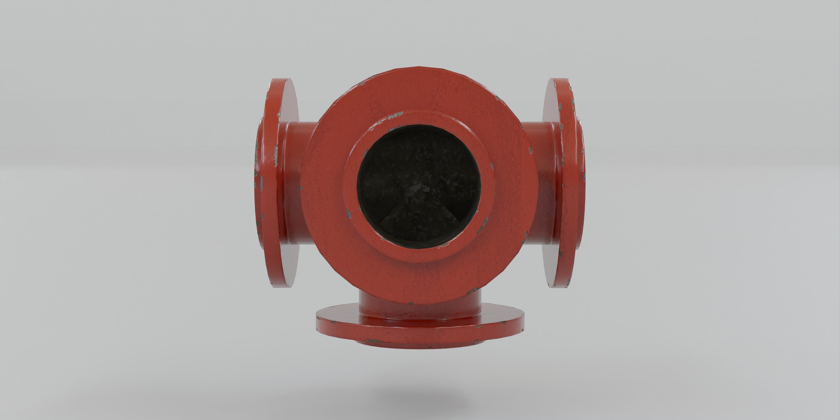 Iron Pipes Low-poly 3D model_39