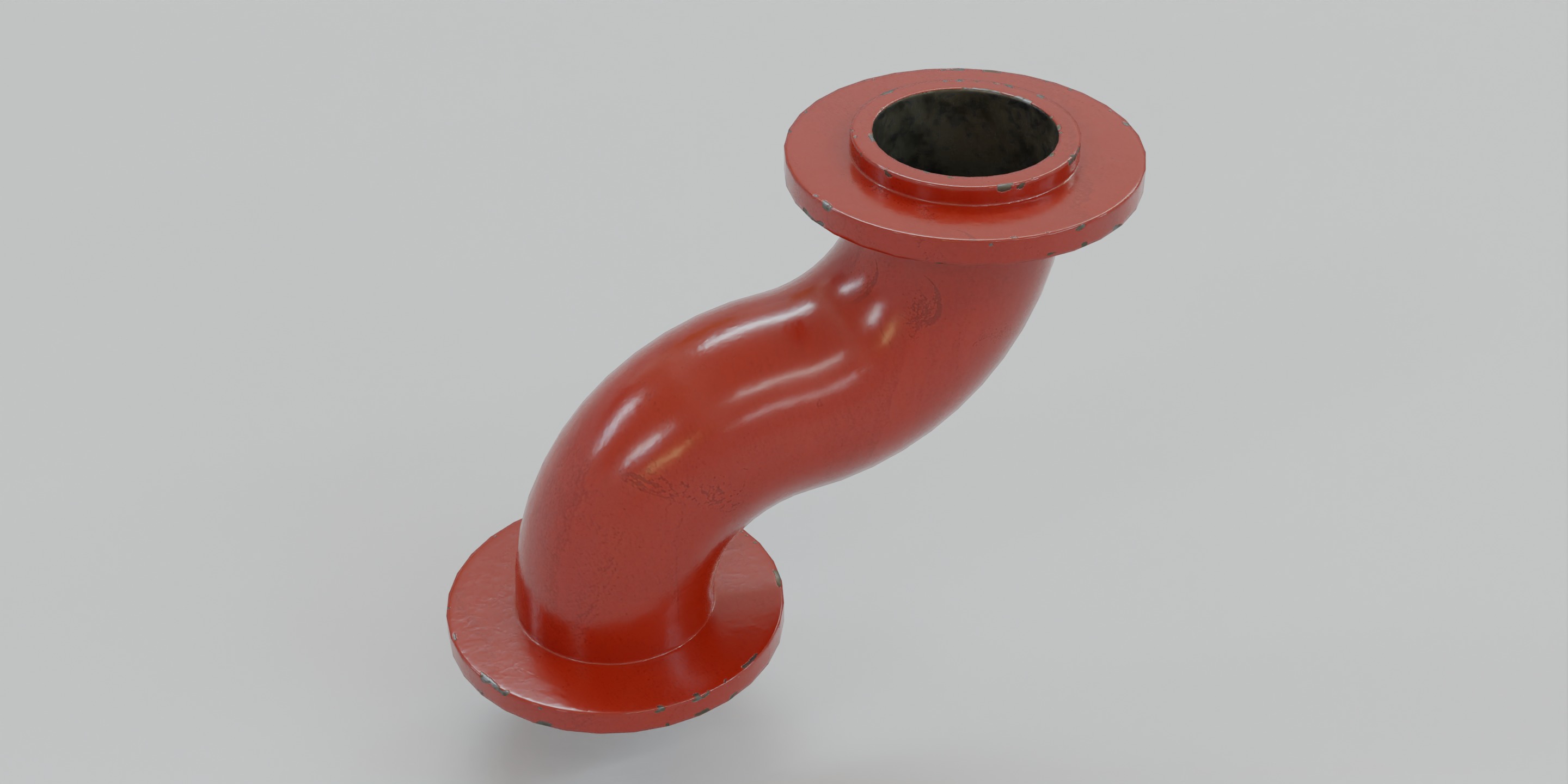 Iron Pipes Low-poly 3D model_23