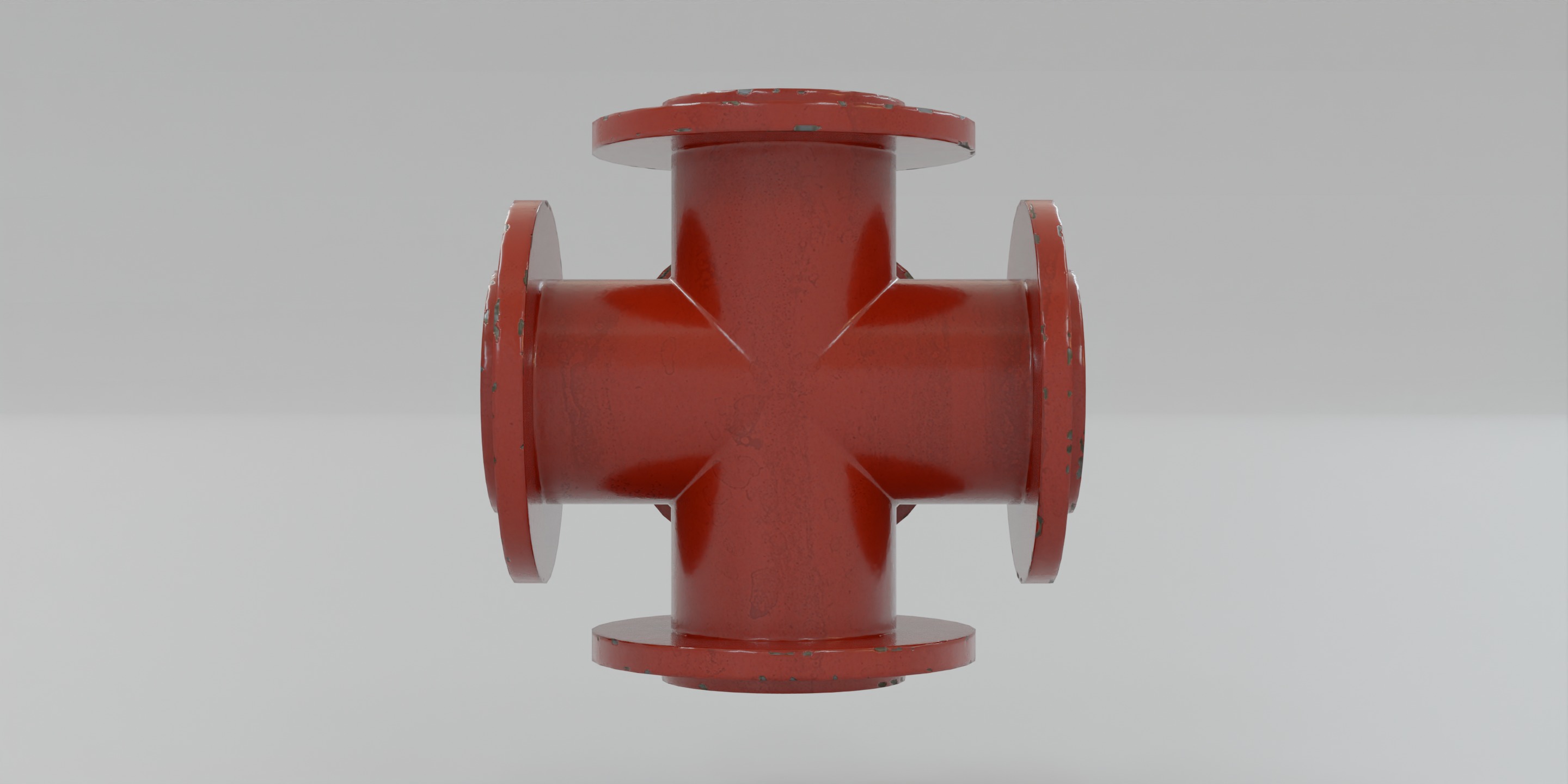 Iron Pipes Low-poly 3D model_36