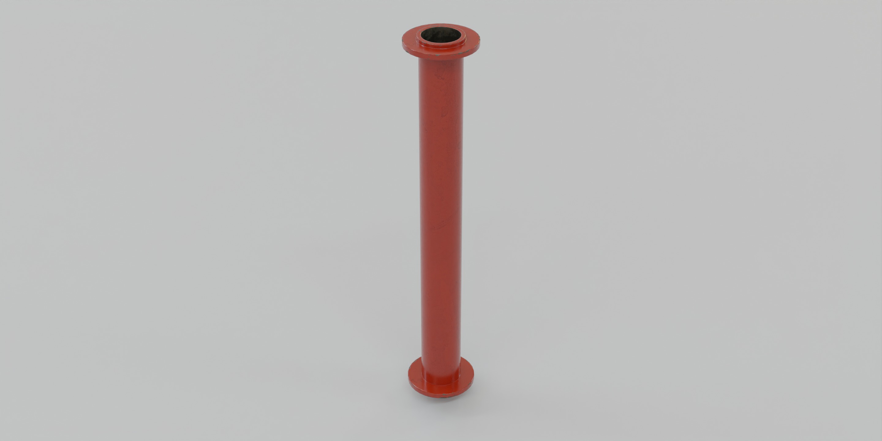 Iron Pipes Low-poly 3D model_3