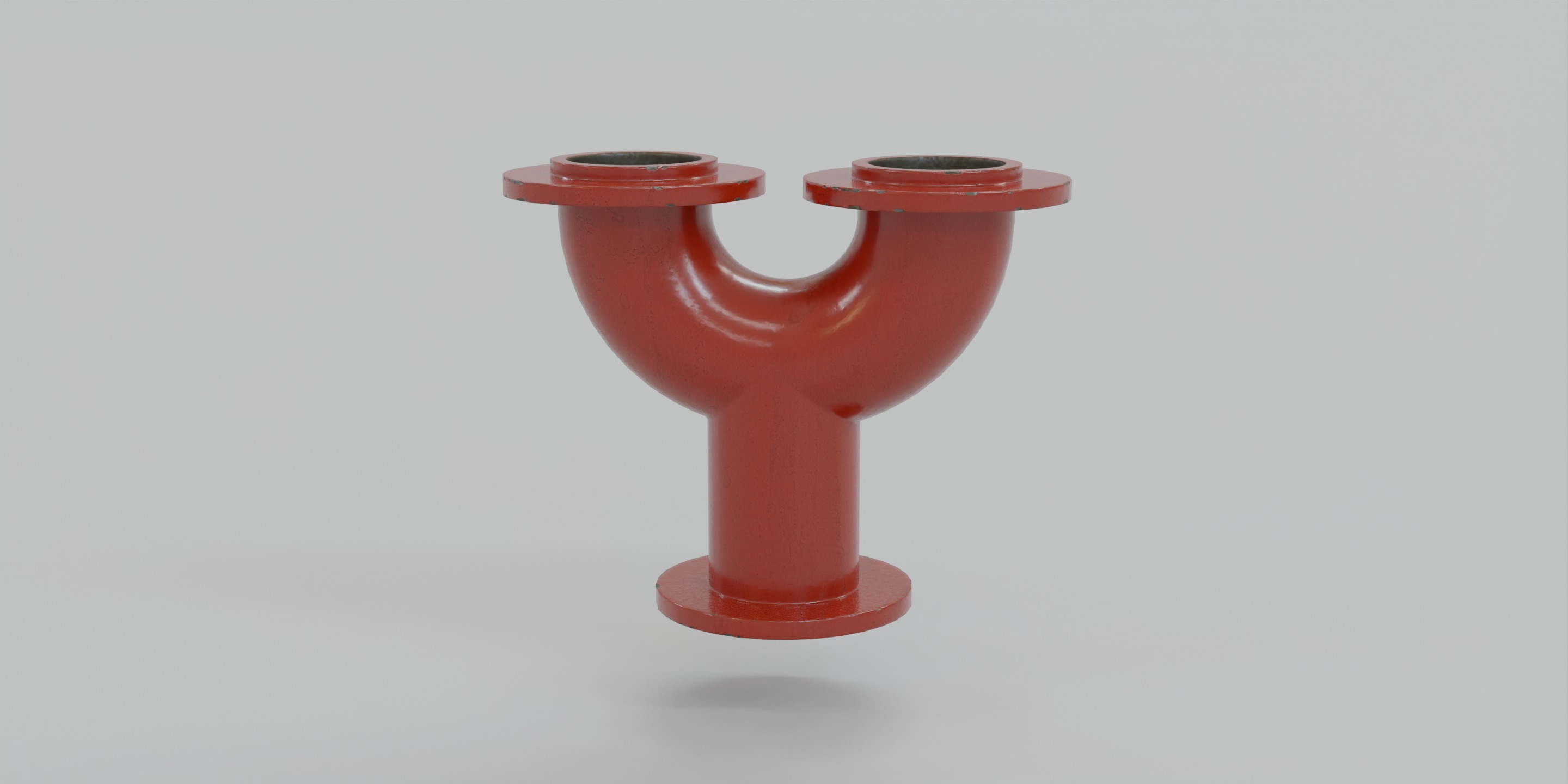 Iron Pipes Low-poly 3D model_37