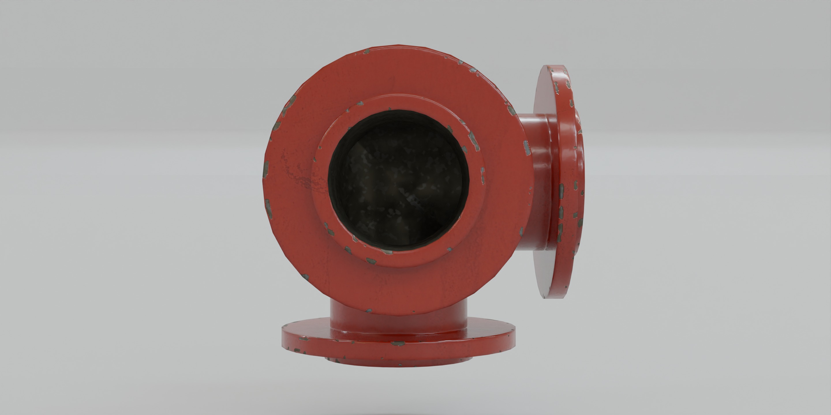 Iron Pipes Low-poly 3D model_29