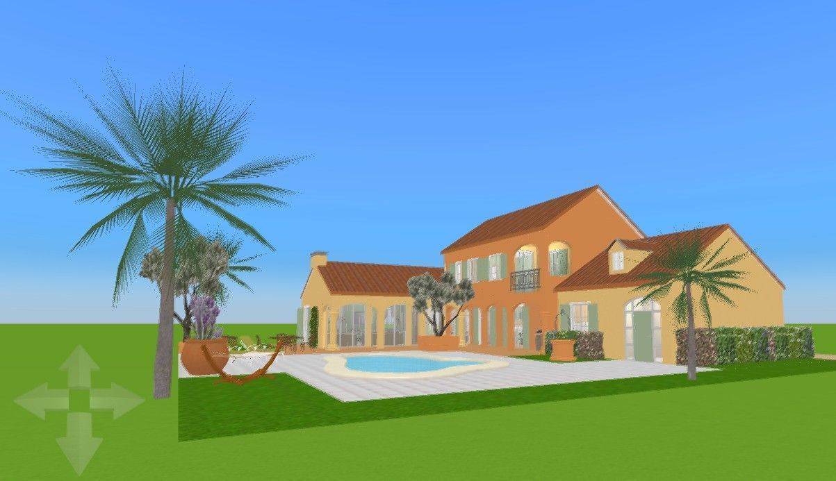 Modern Mansion Fully furnished and Textured With Car  Low-poly 3D model_14