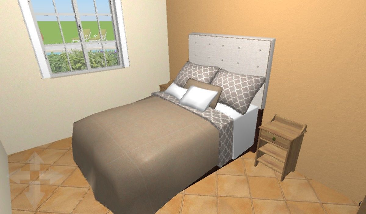 Modern Mansion Fully furnished and Textured With Car  Low-poly 3D model_12