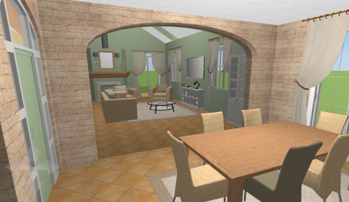 Modern Mansion Fully furnished and Textured With Car  Low-poly 3D model_8