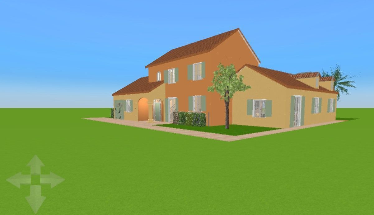 Modern Mansion Fully furnished and Textured With Car  Low-poly 3D model_15