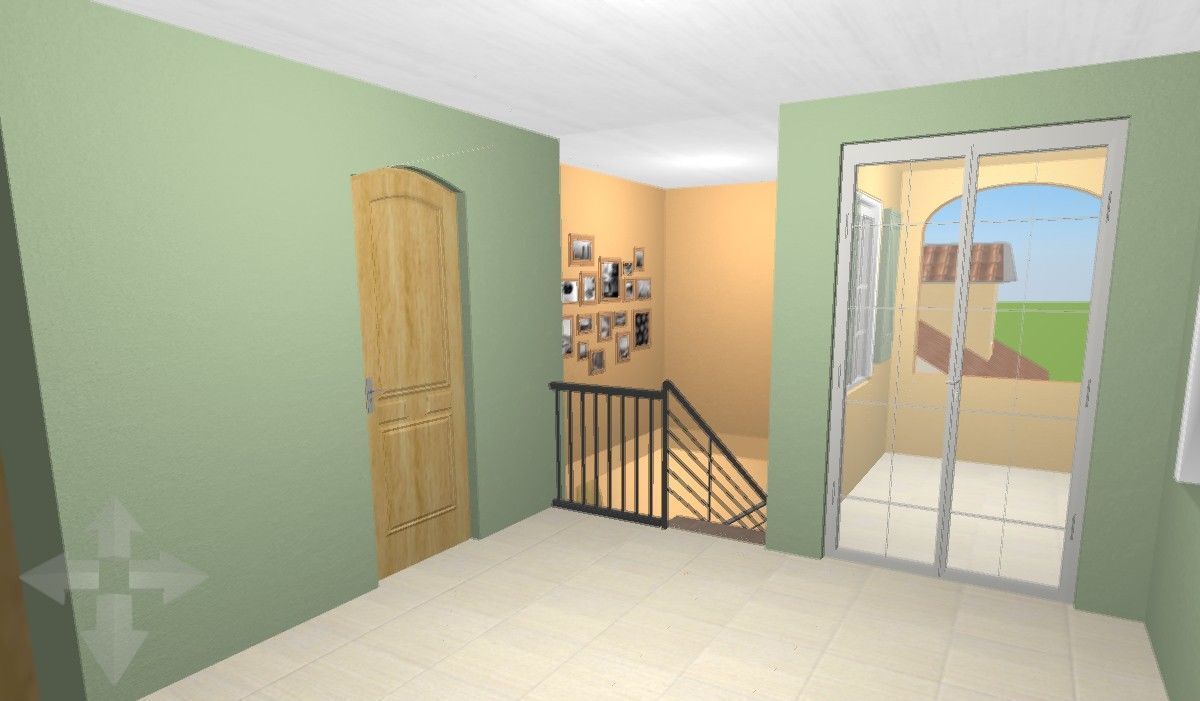 Modern Mansion Fully furnished and Textured With Car  Low-poly 3D model_3