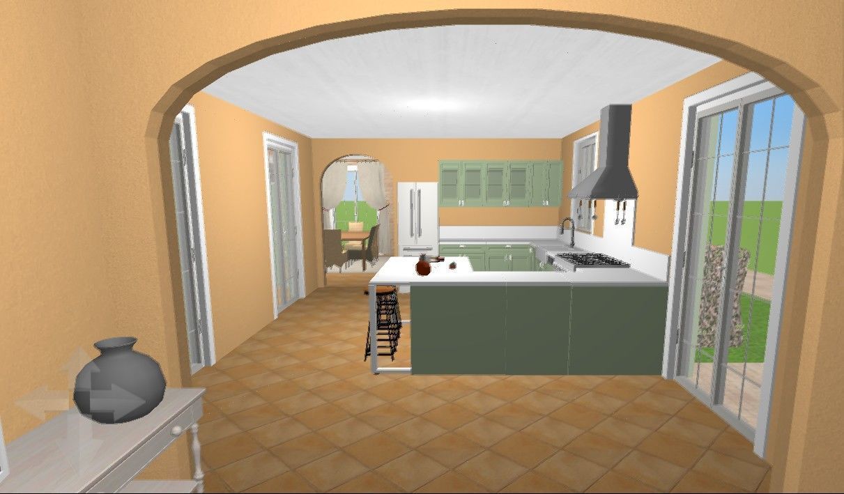 Modern Mansion Fully furnished and Textured With Car  Low-poly 3D model_7