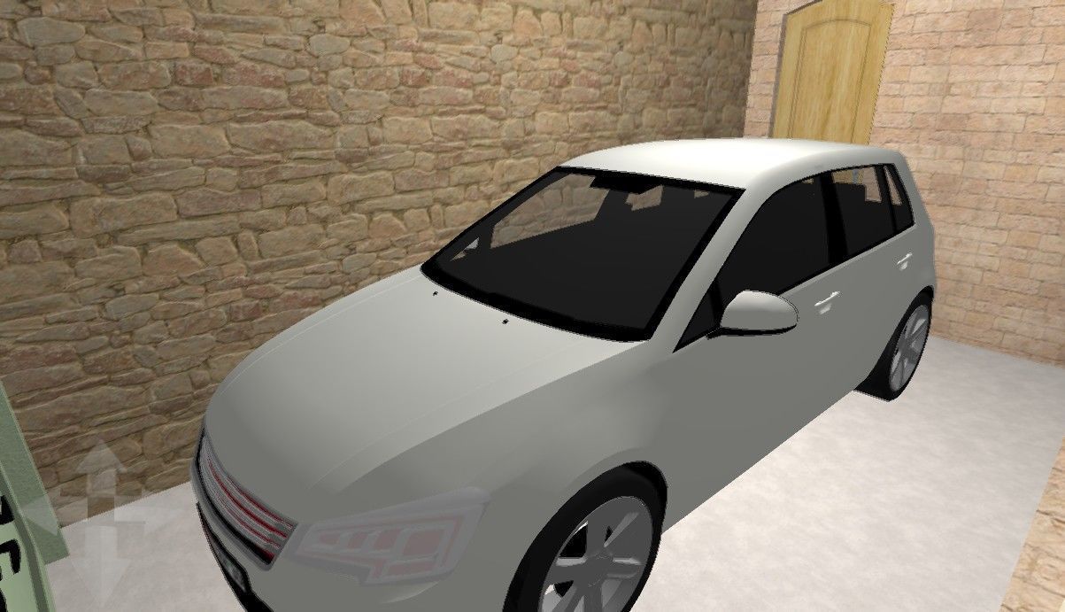 Modern Mansion Fully furnished and Textured With Car  Low-poly 3D model_11