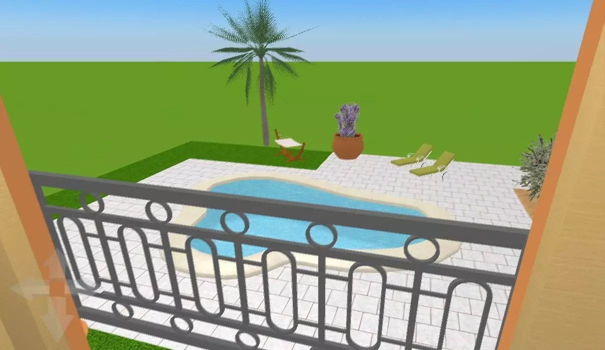 Modern Mansion Fully furnished and Textured With Car  Low-poly 3D model_0