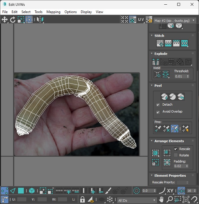 Peanut Worm 3D model_33