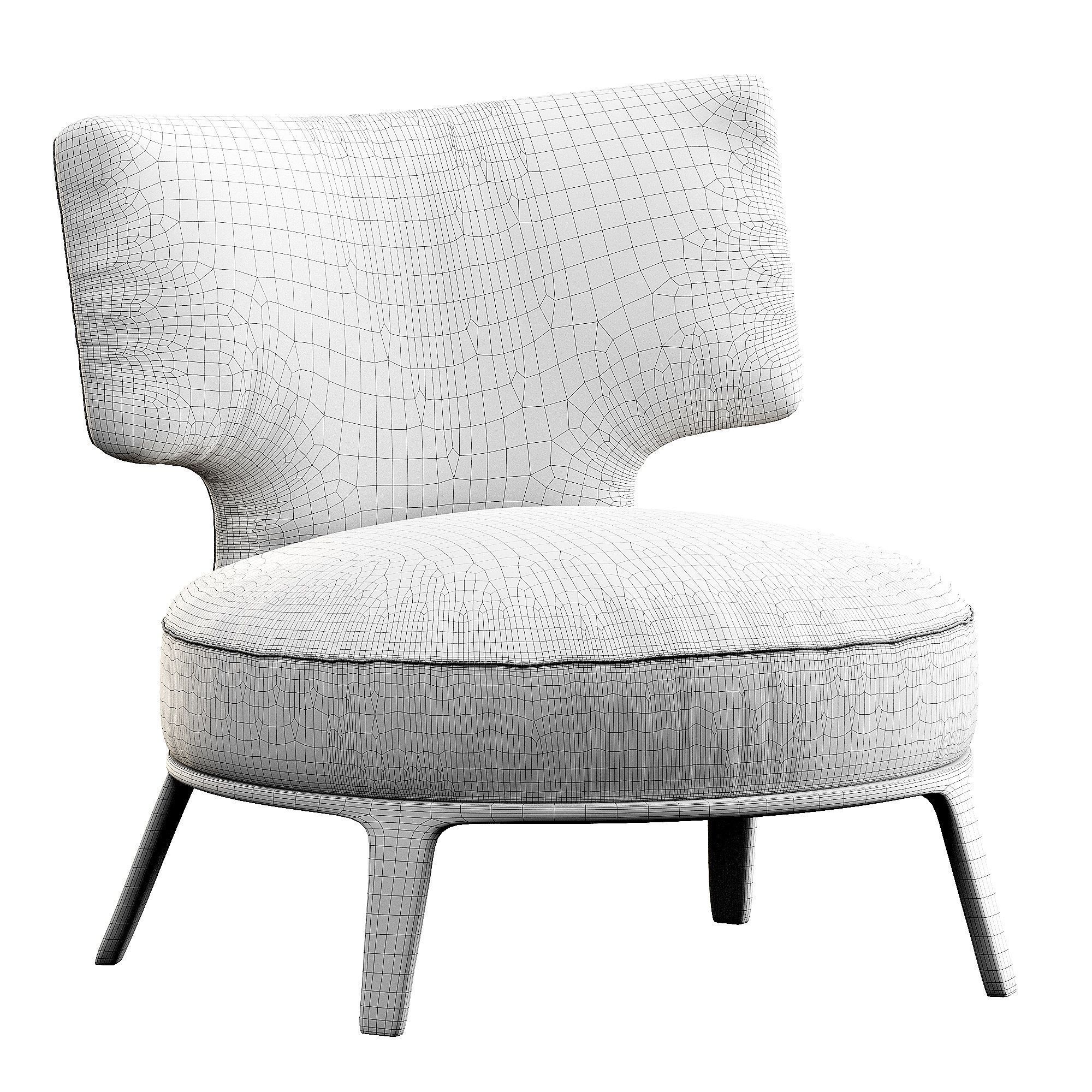 Flexform Drop 3D model_8