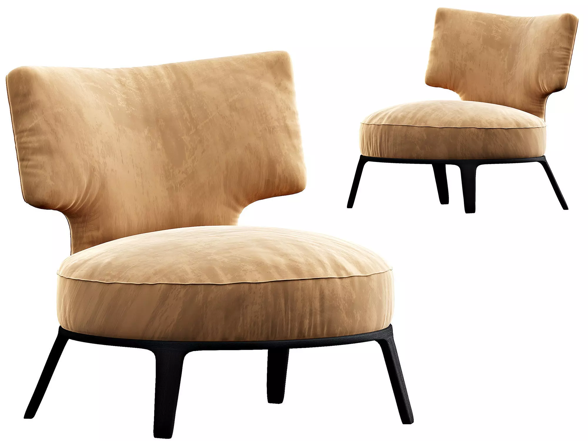 Flexform Drop 3D model_0