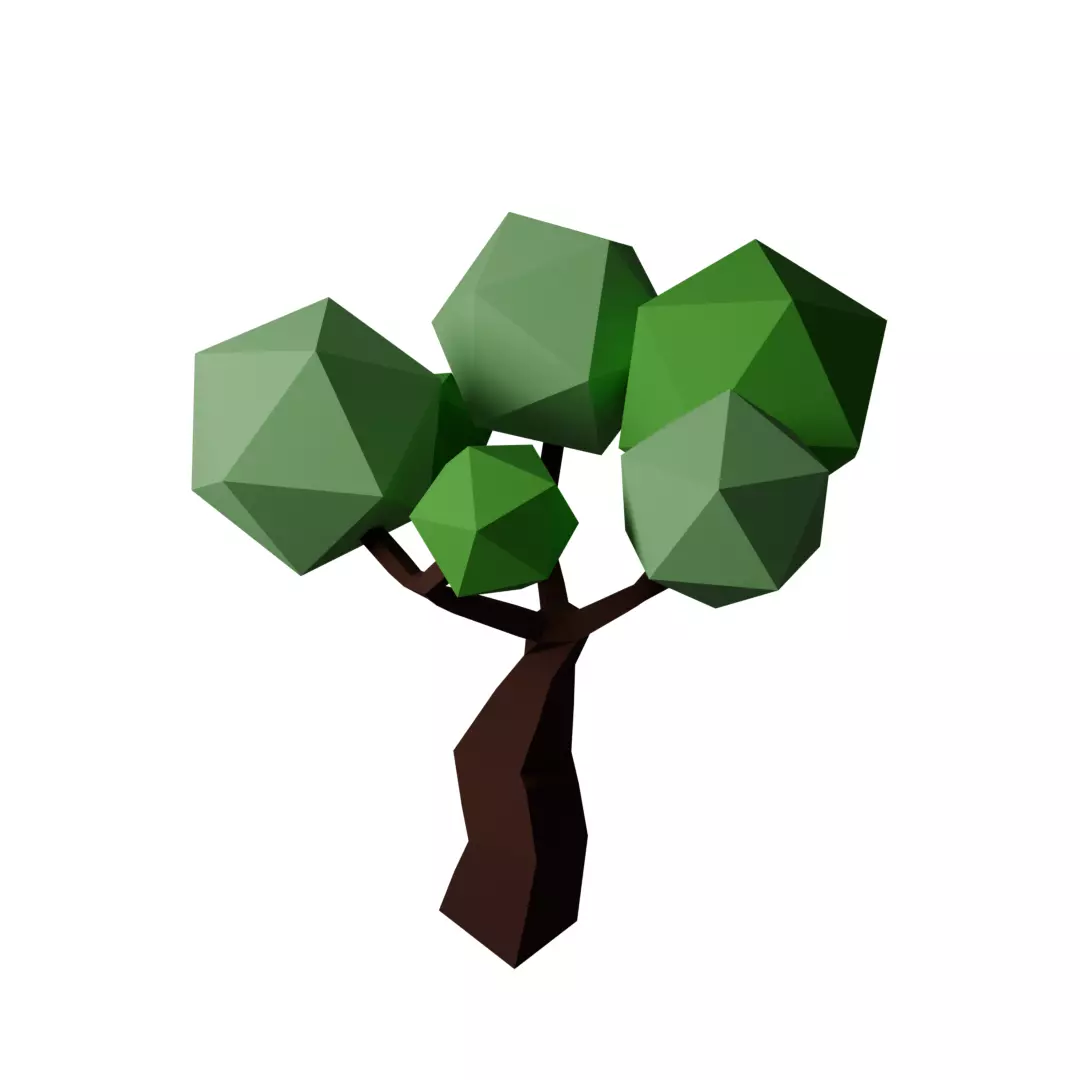 Simple Tree Free low-poly 3D model