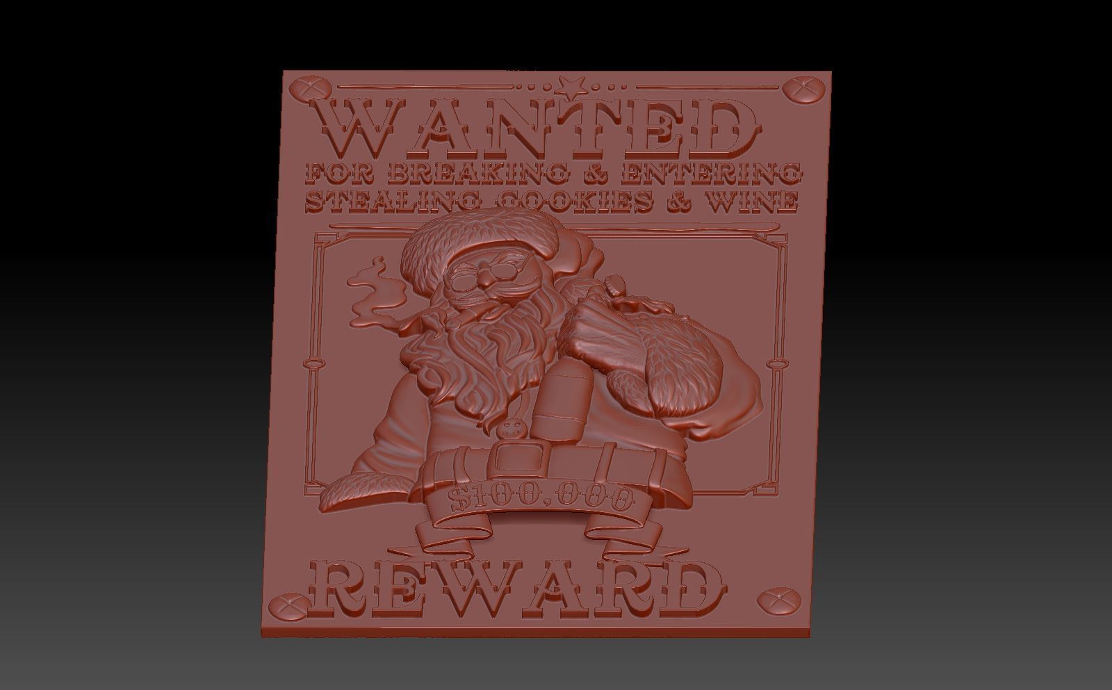 Santa  3D print model_4