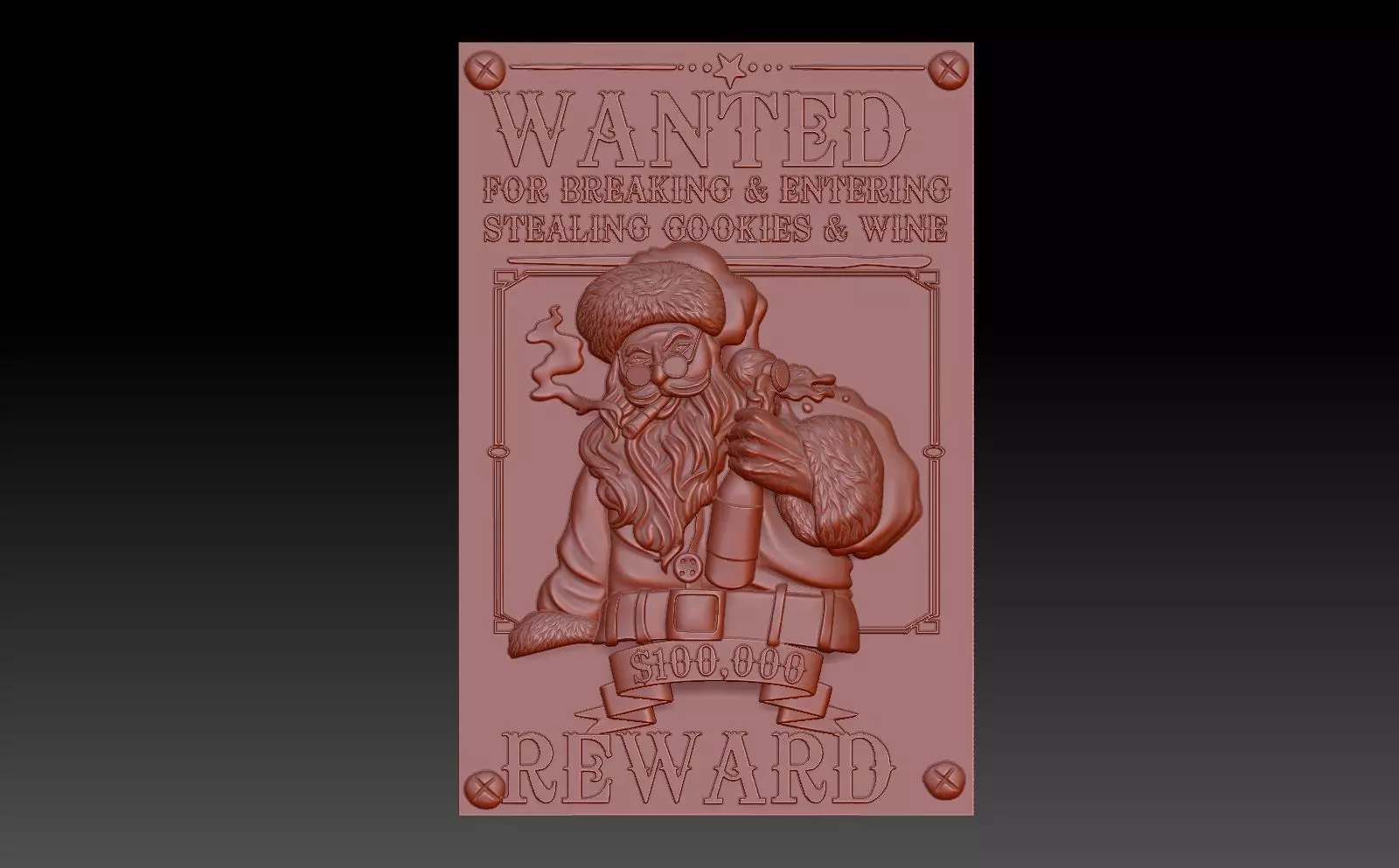 Santa  3D print model_0