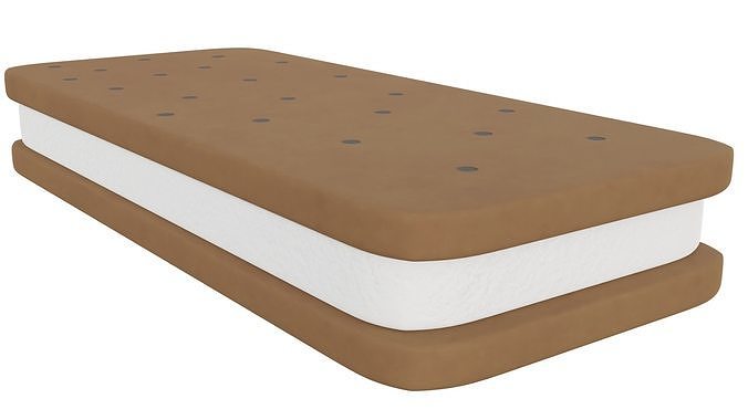Icecream Sandwich 3D model 7
