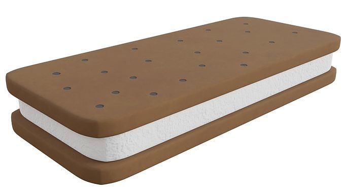 Icecream Sandwich 3D model 5