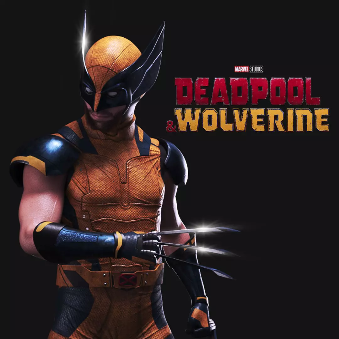 Wolverine MCU Low-poly 3D model v2 - Low-poly 3D model