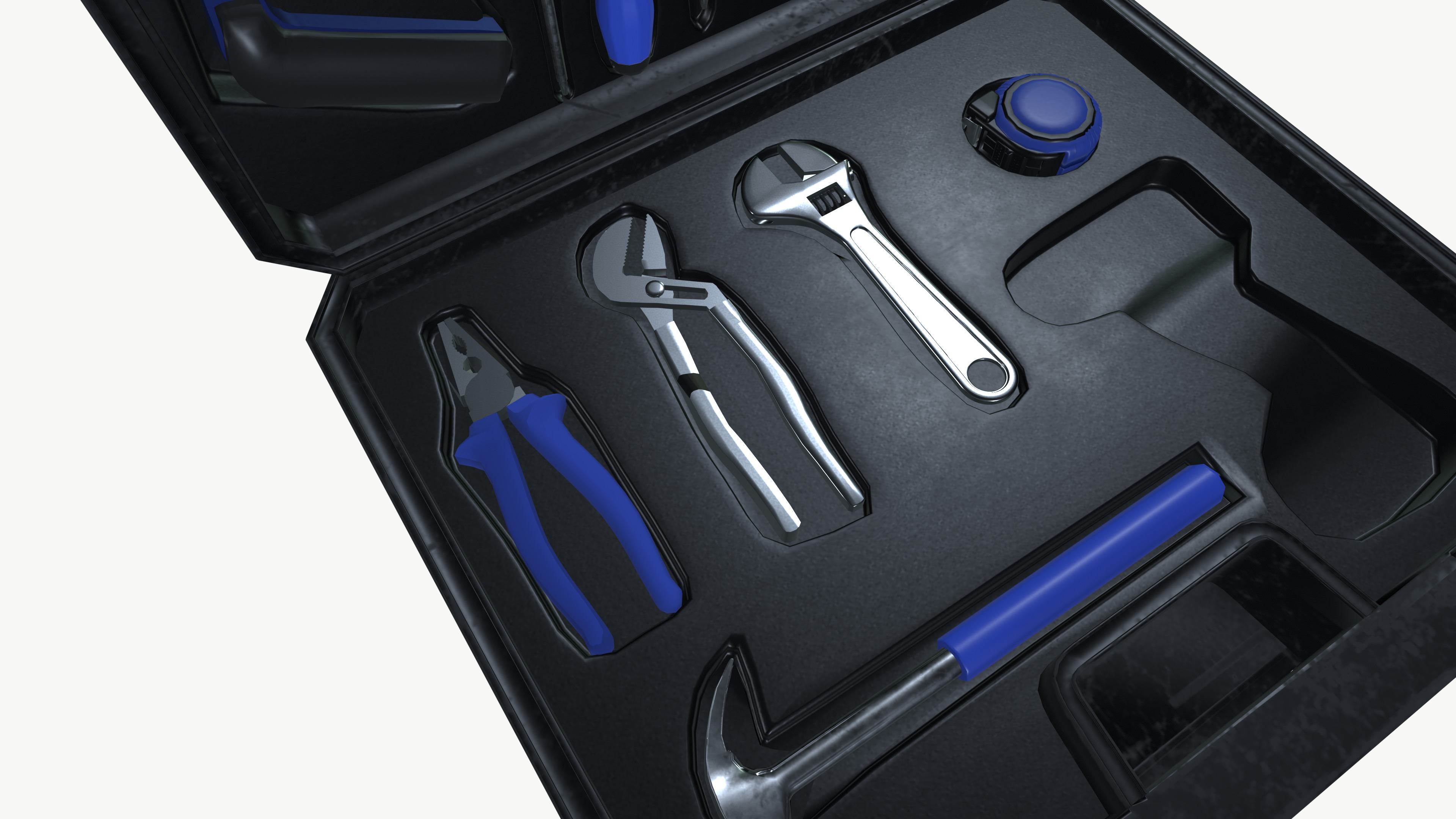 Tool box DIY Hand tools 3D model_6