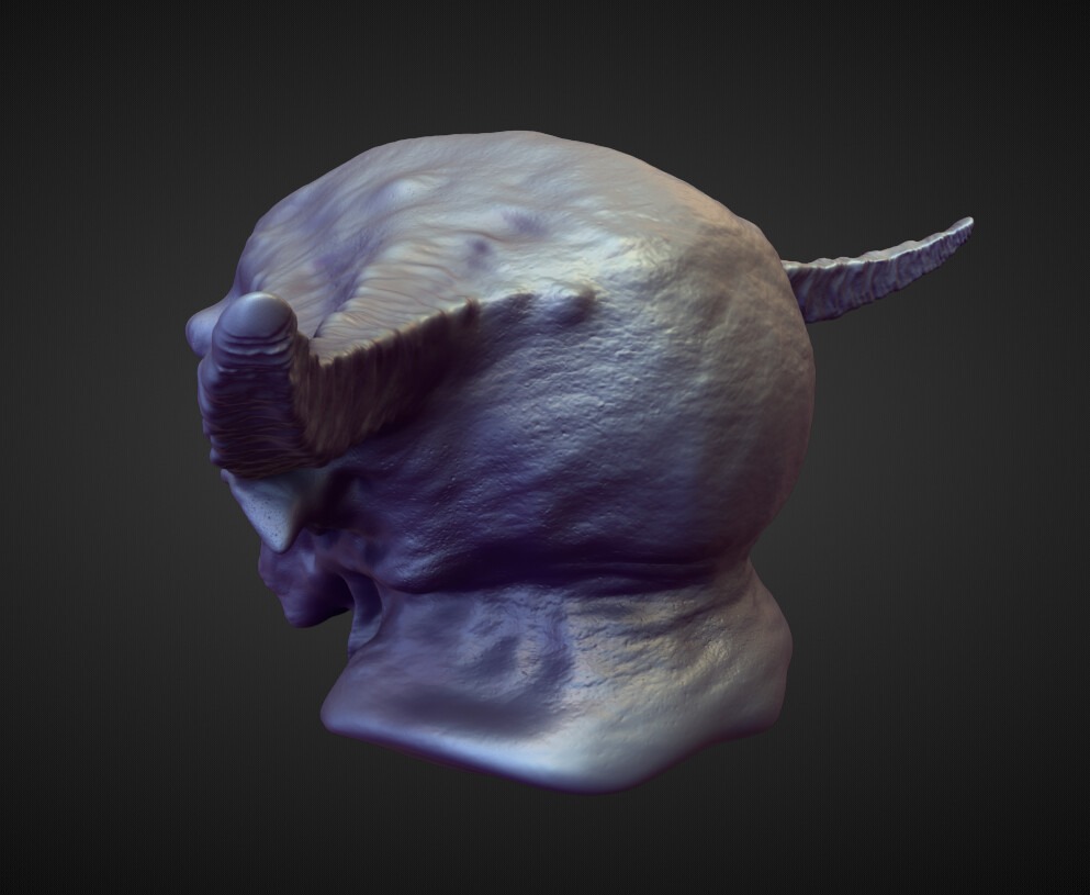 HEAD53 high poly sculpt 3D model_2