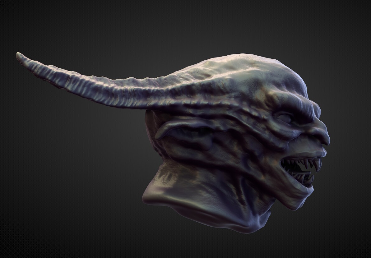 HEAD53 high poly sculpt 3D model_1