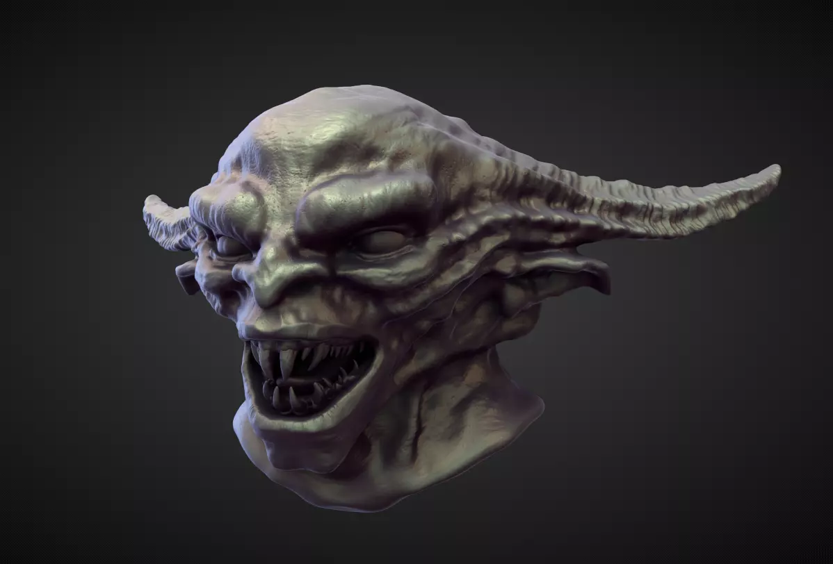 HEAD53 high poly sculpt 3D model_0